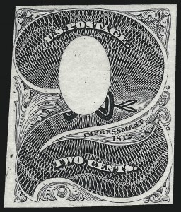 Sale 1044, Lot 59, Essays and Proofs (1869 Issue thru 20th Century)