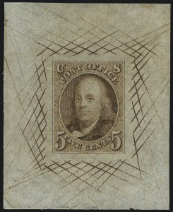 Sale 1044, Lot 7, Essays and Proofs (1847 thru 1857 Issues)