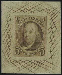 Sale 1044, Lot 8, Essays and Proofs (1847 thru 1857 Issues)