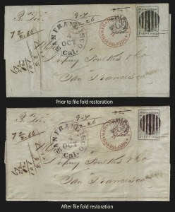Sale 1048, Lot 100, 5c Hawaiian Missionary: Porter & Ogden Forwarder Cover