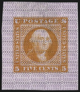 Sale 1048, Lot 114, Essays and Proofs: 1869 Pictorial Issue Safety Paper Essays