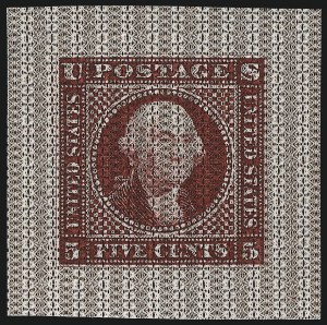 Sale 1048, Lot 117, Essays and Proofs: 1869 Pictorial Issue Safety Paper Essays