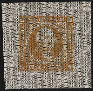 Sale 1048, Lot 118, Essays and Proofs: 1869 Pictorial Issue Safety Paper Essays