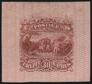 Sale 1048, Lot 127, Essays and Proofs: 1869 Pictorial Issue Safety Paper Essays