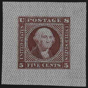 Sale 1048, Lot 131, Essays and Proofs: 1869 Pictorial Issue Safety Paper Essays