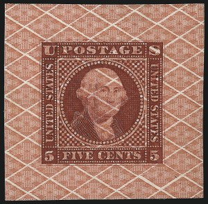 Sale 1048, Lot 151, Essays and Proofs: 1869 Pictorial Issue Safety Paper Essays, Cont.