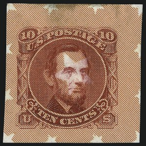 Sale 1048, Lot 163, Essays and Proofs: 1869 Pictorial Issue Safety Paper Essays, Cont.