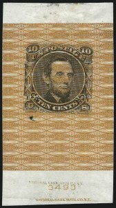 Sale 1048, Lot 166, Essays and Proofs: 1869 Pictorial Issue Safety Paper Essays, Cont.