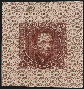 Sale 1048, Lot 172, Essays and Proofs: 1869 Pictorial Issue Safety Paper Essays, Cont.