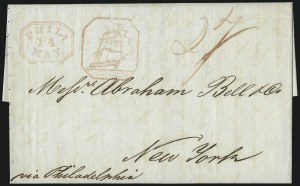 Sale 1048, Lot 193, Stampless Covers