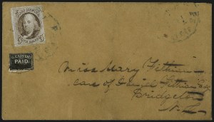 Sale 1048, Lot 213, 5c and 10c 1847 Issue