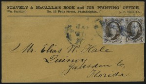 Sale 1048, Lot 214, 5c and 10c 1847 Issue