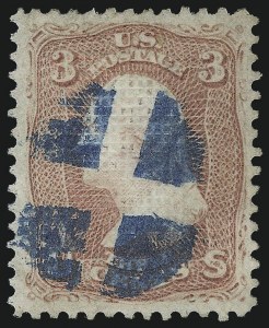 Sale 1048, Lot 270, 1861-66 Issue, 1867-68 Grilled Issue, 1875 Re-Issue
