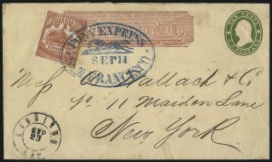 Sale 1048, Lot 405, Carriers and Locals incl. Pony Express