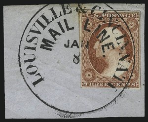 Sale 1050, Lot 106, 3c-12c 1851-56 Issue (Scott 10-17)