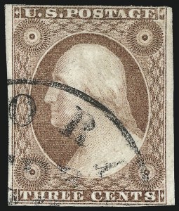 Sale 1050, Lot 107, 3c-12c 1851-56 Issue (Scott 10-17)