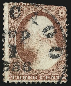 Sale 1050, Lot 109, 3c-12c 1851-56 Issue (Scott 10-17)