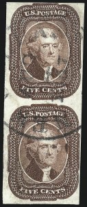 Sale 1050, Lot 114, 3c-12c 1851-56 Issue (Scott 10-17)