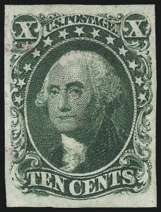 Sale 1050, Lot 117, 3c-12c 1851-56 Issue (Scott 10-17)