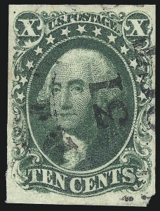 Sale 1050, Lot 118, 3c-12c 1851-56 Issue (Scott 10-17)