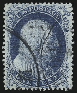 Sale 1050, Lot 128, 1c-3c 1857-60 Issue (Scott 18-26A)