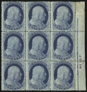 Sale 1050, Lot 133, 1c-3c 1857-60 Issue (Scott 18-26A)