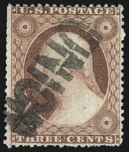 Sale 1050, Lot 142, 1c-3c 1857-60 Issue (Scott 18-26A)