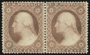 Sale 1050, Lot 143, 1c-3c 1857-60 Issue (Scott 18-26A)