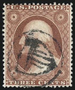 Sale 1050, Lot 145, 1c-3c 1857-60 Issue (Scott 18-26A)