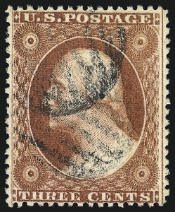Sale 1050, Lot 147, 1c-3c 1857-60 Issue (Scott 18-26A)