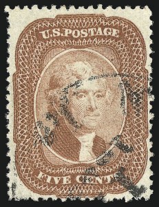 Sale 1050, Lot 150, 5c-90c 1857-60 Issue and 1875 Reprint (Scott 27-46)