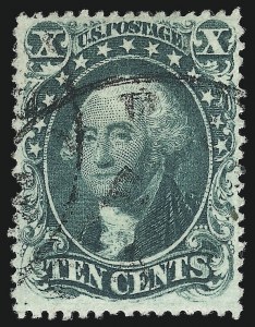 Sale 1050, Lot 165, 5c-90c 1857-60 Issue and 1875 Reprint (Scott 27-46)