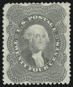 Sale 1050, Lot 170, 5c-90c 1857-60 Issue and 1875 Reprint (Scott 27-46)