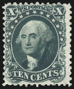 Sale 1050, Lot 176, 5c-90c 1857-60 Issue and 1875 Reprint (Scott 27-46)