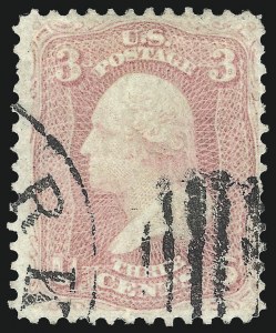 Sale 1050, Lot 186, 1861-66 Issue (Scott 56-77)