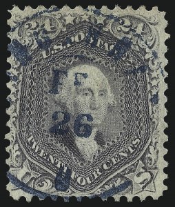 Sale 1050, Lot 199, 1861-66 Issue (Scott 56-77)