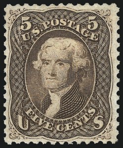 Sale 1050, Lot 204, 1861-66 Issue (Scott 56-77)