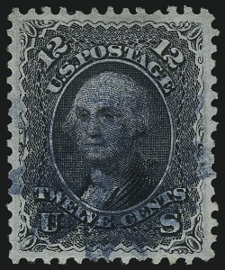 Sale 1050, Lot 215, 1867-68 Grilled Issue and 1875 Re-Issue (Scott 83-105)