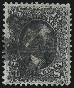 Sale 1050, Lot 223, 1867-68 Grilled Issue and 1875 Re-Issue (Scott 83-105)