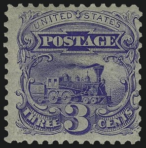 Sale 1050, Lot 262, 1875 Re-Issue of 1869 Pictorial Issue (Scott 123-133), 3c Blue, Re-Issue (125) Sale 1050, Lot 262, 1875 Re-Issue of 1869 Pictorial Issue (Scott 123-133)