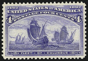 Sale 1050, Lot 341, 1c-50c 1893 Columbian Issue (Scott 230-240)
