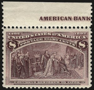 Sale 1050, Lot 351, 1c-50c 1893 Columbian Issue (Scott 230-240)