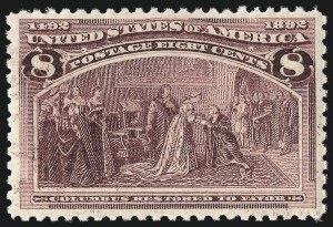 Sale 1050, Lot 352, 1c-50c 1893 Columbian Issue (Scott 230-240)