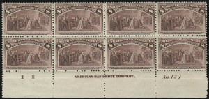 Sale 1050, Lot 353, 1c-50c 1893 Columbian Issue (Scott 230-240)