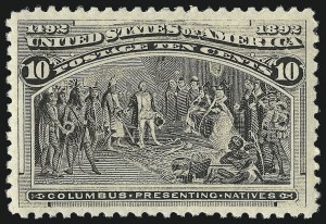 Sale 1050, Lot 355, 1c-50c 1893 Columbian Issue (Scott 230-240)