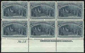 Sale 1050, Lot 358, 1c-50c 1893 Columbian Issue (Scott 230-240)