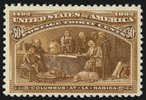 Sale 1050, Lot 360, 1c-50c 1893 Columbian Issue (Scott 230-240)