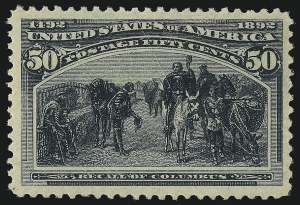Sale 1050, Lot 362, 1c-50c 1893 Columbian Issue (Scott 230-240)