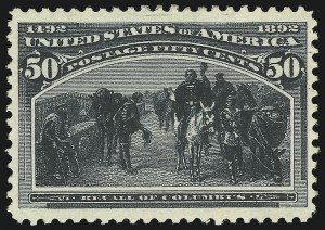 Sale 1050, Lot 364, 1c-50c 1893 Columbian Issue (Scott 230-240)