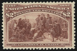Sale 1050, Lot 374, $1.00-$5.00 1893 Columbian Issue (Scott 241-245)